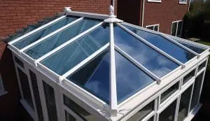 glass conservatory roof
