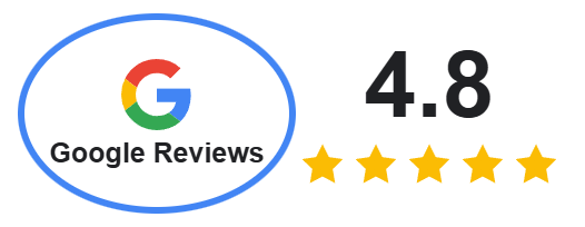  Google Reviews 4.8 out of 5 
